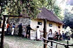 The house of the Clear Brooks Family in Brezovica