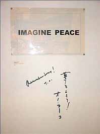 Yoko Ono, Imagine Peace, 2004
