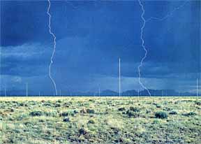 Walter De Maria's  Lightning Field 