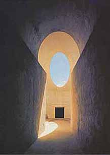 Turrell's work inside Roden Crater